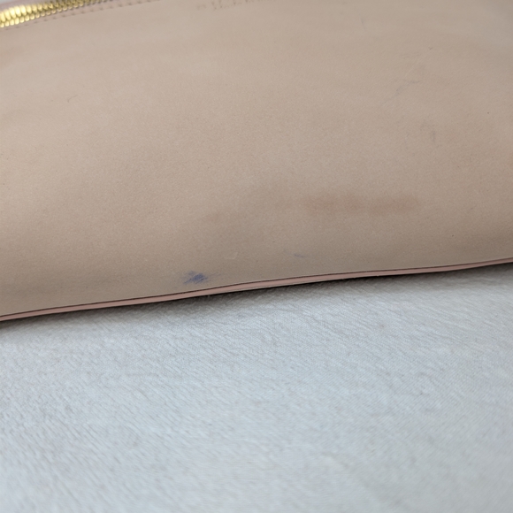 BUSCEMI Luxury Taupe Leather Belt Bag Fanny Pack Gold Buckle Made in Italy - Picture 13 of 15